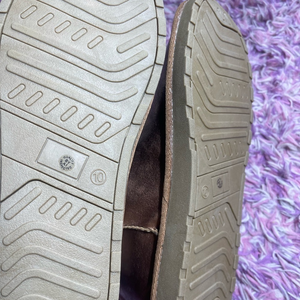 Arizona Womens Spring Flat Heel Winter ❄️ ankle gold boots size 10 - Picture 8 of 8